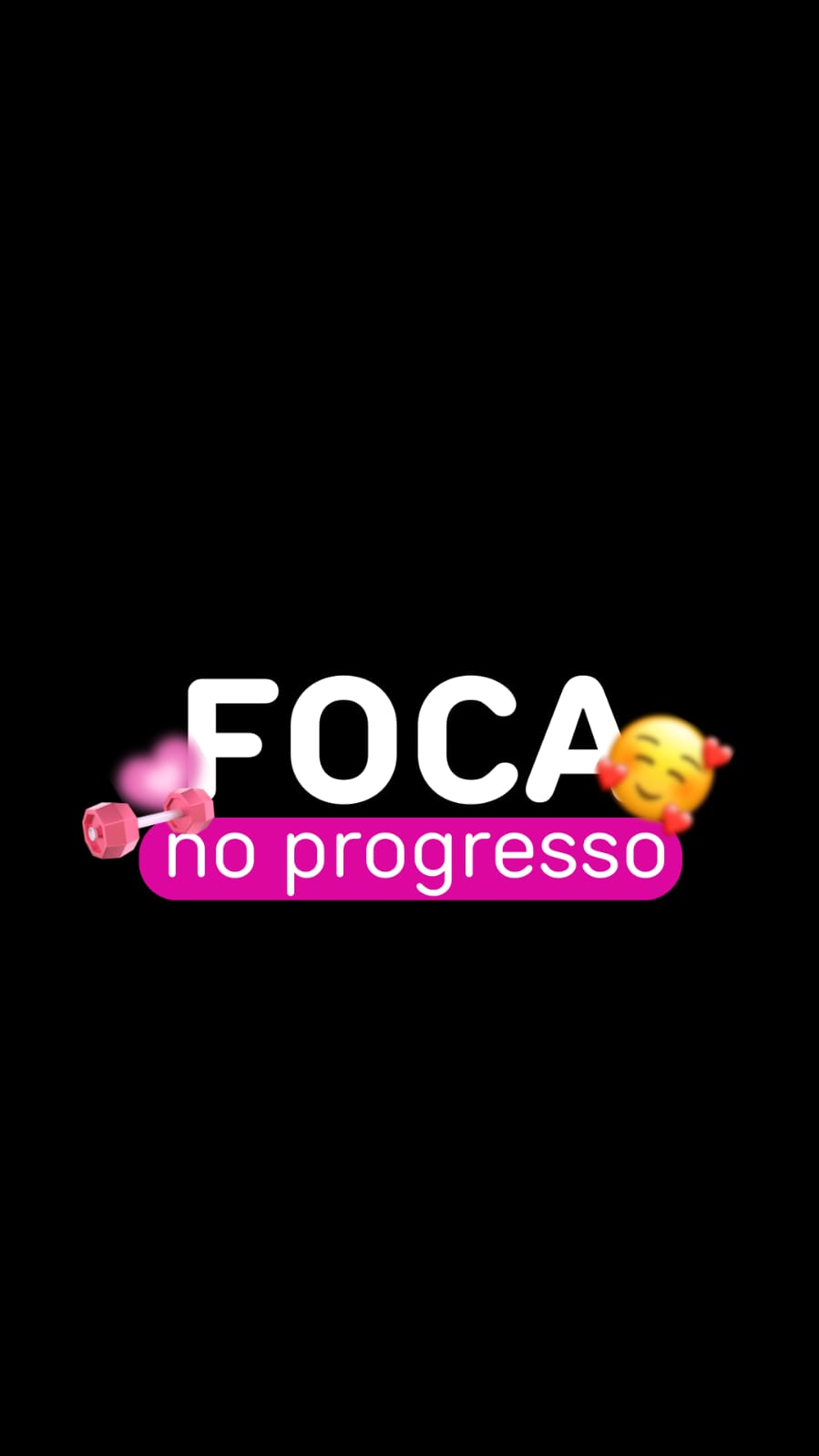 Figurinha fitness: Foca no progresso